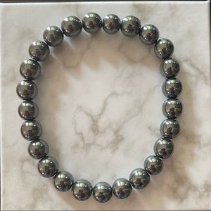 Handmade Hematite Stretchy Bracelet